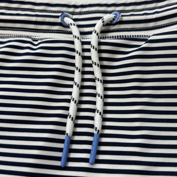 Vineyard Vines Sankaty Skort Navy Stripe Girls Medium - Picture 3 of 13